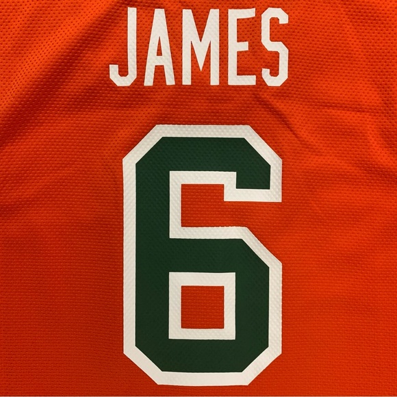 SOLD NWT Nike LeBron James Florida A&M Rattlers FAMU #6 Orange Jersey Men’s M - Picture 7 of 7